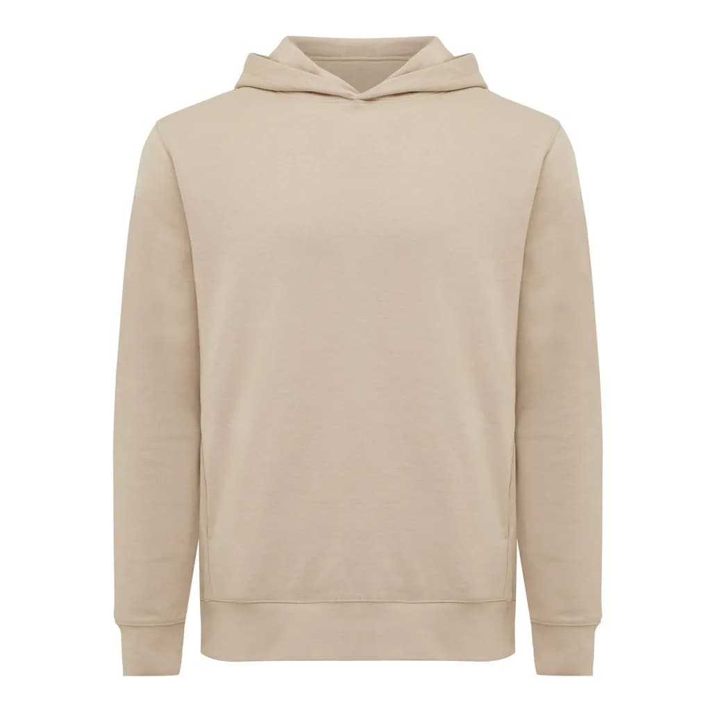 IQONIQ Yengo Hoodie mit Seitentaschen aus rec. Baumwolle - desert