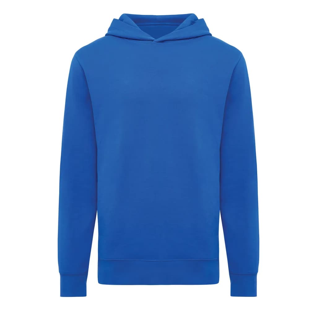 IQONIQ Yengo Hoodie mit Seitentaschen aus rec. Baumwolle - Königsblau