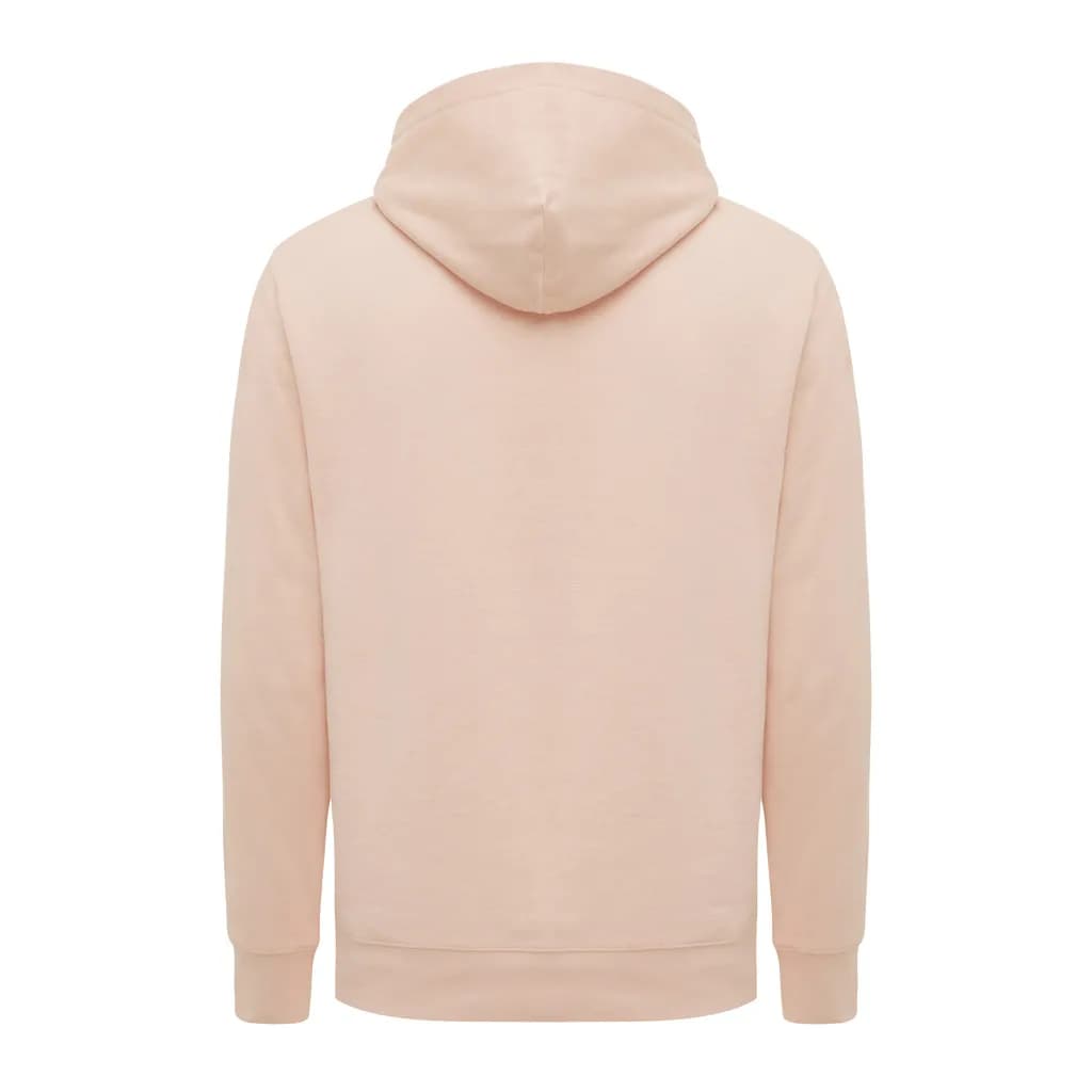 IQONIQ Yengo Hoodie mit Seitentaschen aus rec. Baumwolle - peach nectar