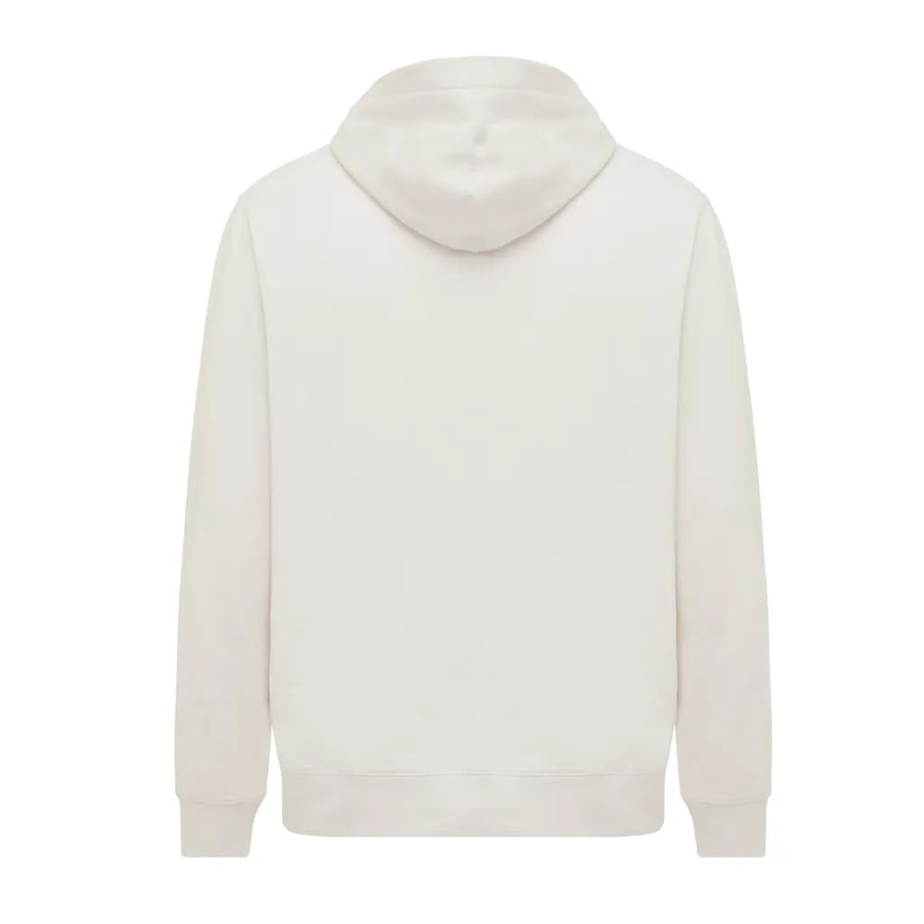 IQONIQ Yengo Hoodie mit Seitentaschen aus rec. Baumwolle - ivory white