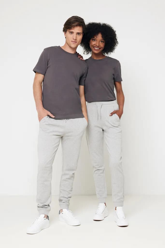 IQONIQ Cooper Jogger aus recycelter Baumwolle - heather grey