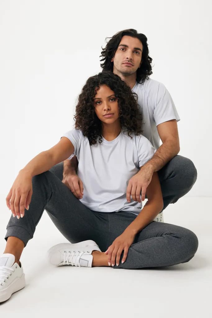 IQONIQ Cooper Jogger aus recycelter Baumwolle - heather anthracite