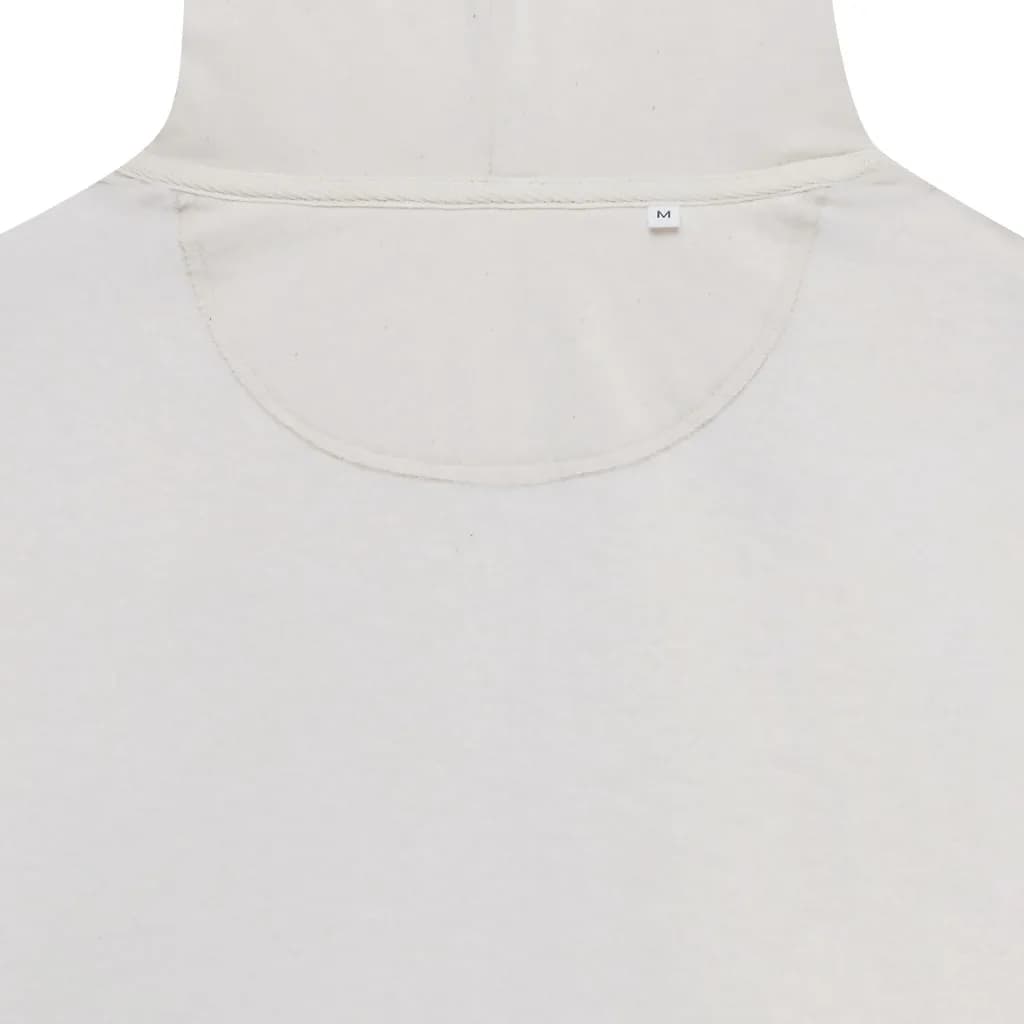 IQONIQ Abisko Zip-Kapuzenpullover aus recycelter Baumwolle - natural raw