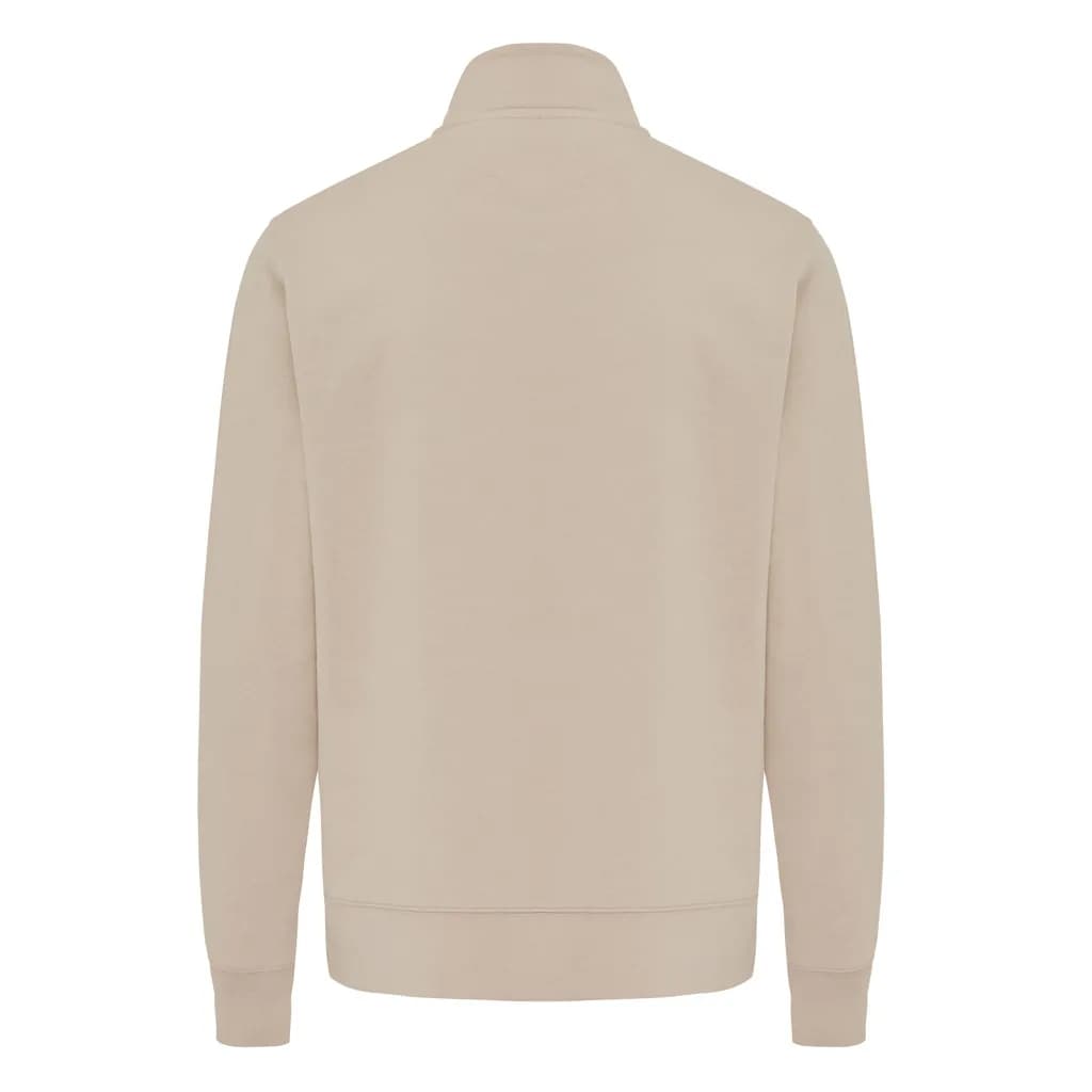 IQONIQ Elgon Quarter-Zip-Sweater aus rec. Baumwolle - desert