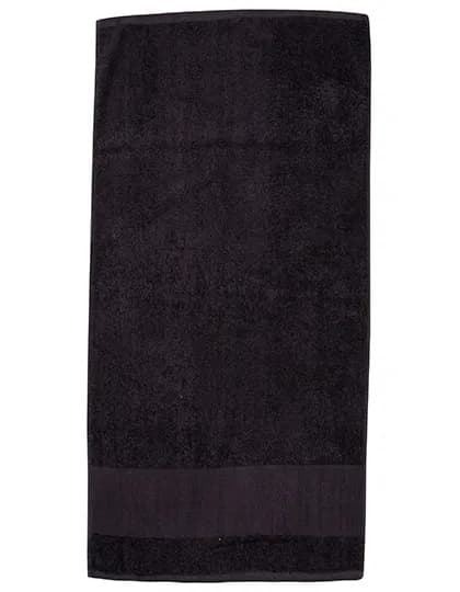 Printable Bath Towel - Black
