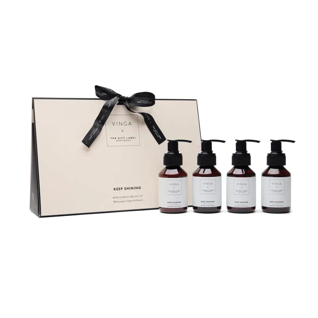 VINGA x TGL Körper- und Handpflege-Geschenkset - weiß