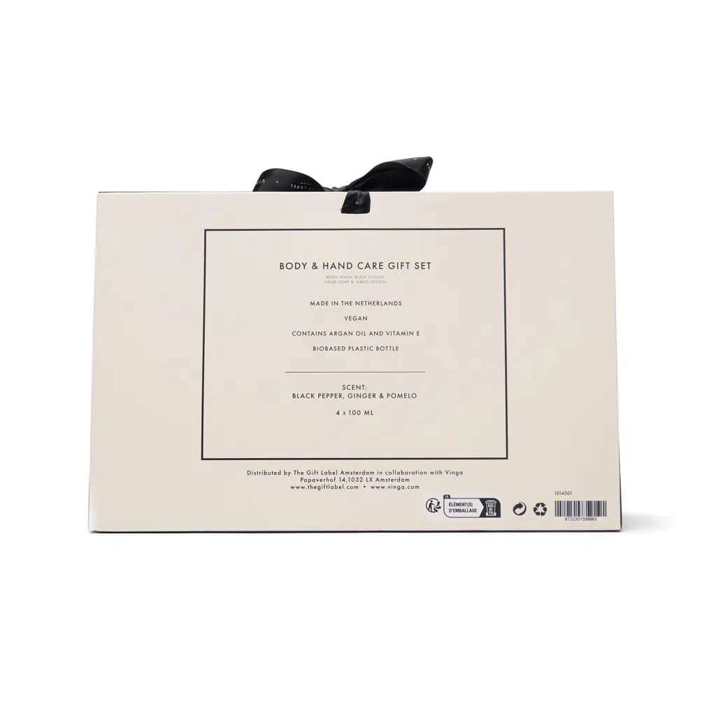 VINGA x TGL Körper- und Handpflege-Geschenkset - weiß