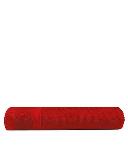 Recycled Bath Towel - Bandera Red