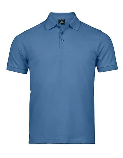 Men´s Luxury Stretch Polo - Ocean Blue
