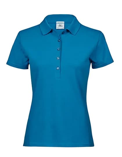 Women´s Luxury Stretch Polo - Ocean Blue