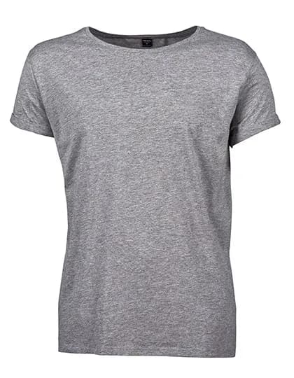 Men´s Roll-Up Tee - Heather Grey