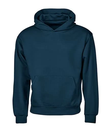 UNLABELED Heavy Loose Fit Hooded Sweatshirt - Ink Blue