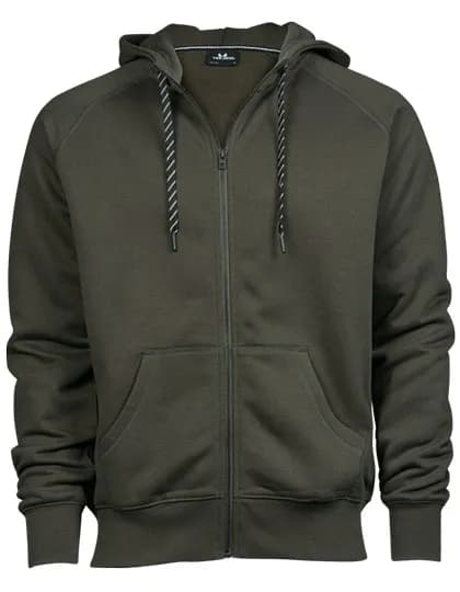 Men´s Fashion Full Zip Hood - Deep Green