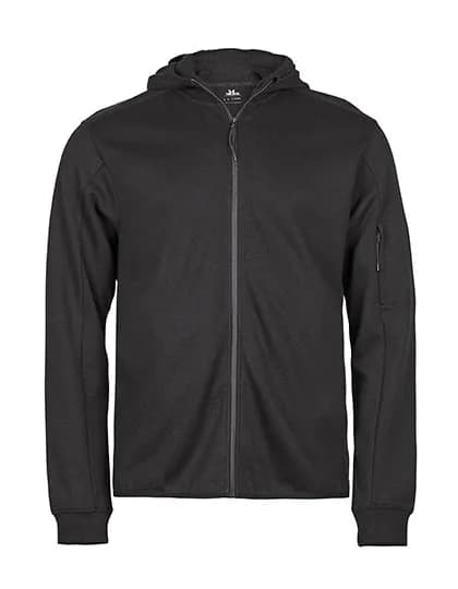 Athletic Hooded Full Zip Sweat - Black