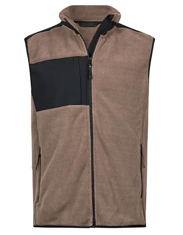 Mountain Fleece Bodywarmer - Clay/Black