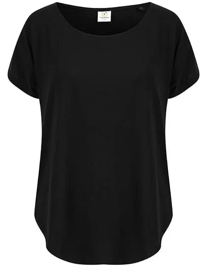 Scoop Neck T - Black