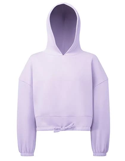 Women´s Cropped Oversize Hoodie - Lilac