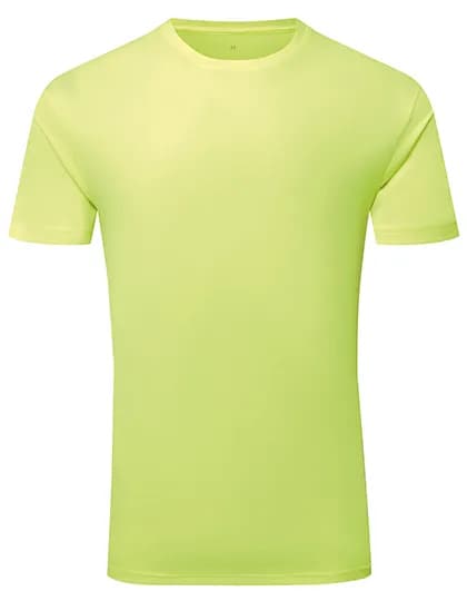 TriDri® Ion-Charge recycled textured tee - Lightning Yellow