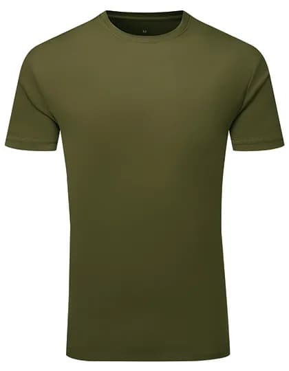 TriDri® Ion-Charge recycled textured tee - Olive