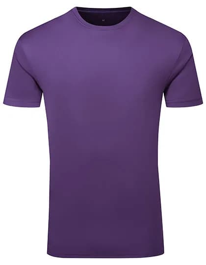 TriDri® Ion-Charge recycled textured tee - Purple