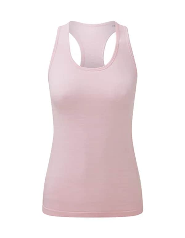 Women´s Recycled Seamless ´3D Fit´ Multi-Sport Flex Vest - Light Pink Melange