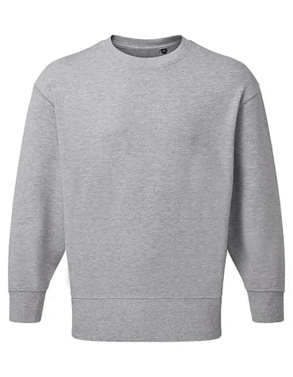 Unisex TriDri® oversized sweatshirt - Heather Grey