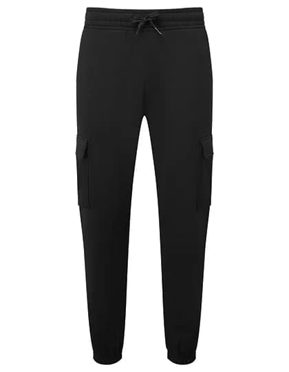 Unisex Cargo Recycled Joggers - Black