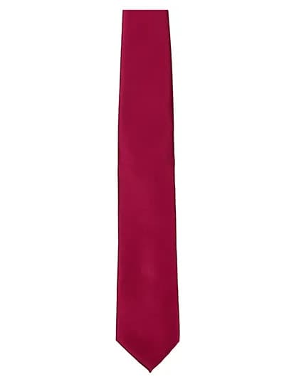 Satin Tie - Burgundy