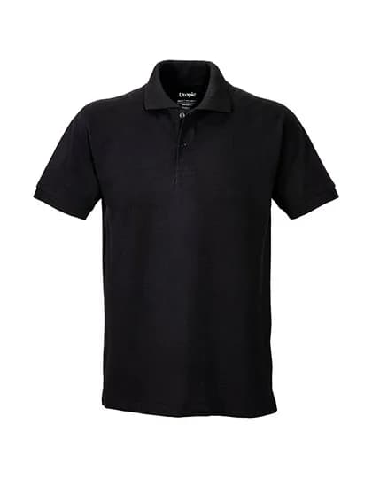 Unisex Short-Sleeved Polo Shirt - Black