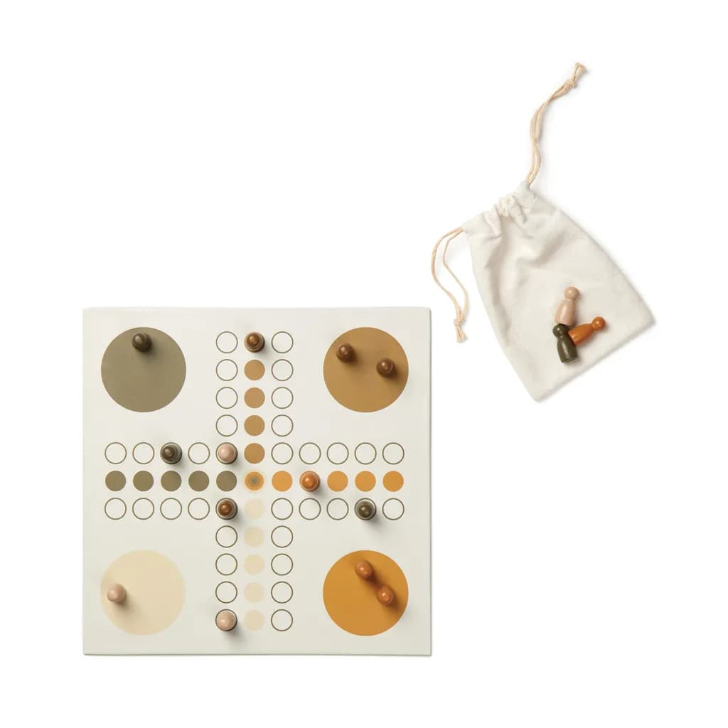 VINGA Coffee-Table Spielesammlung - braun