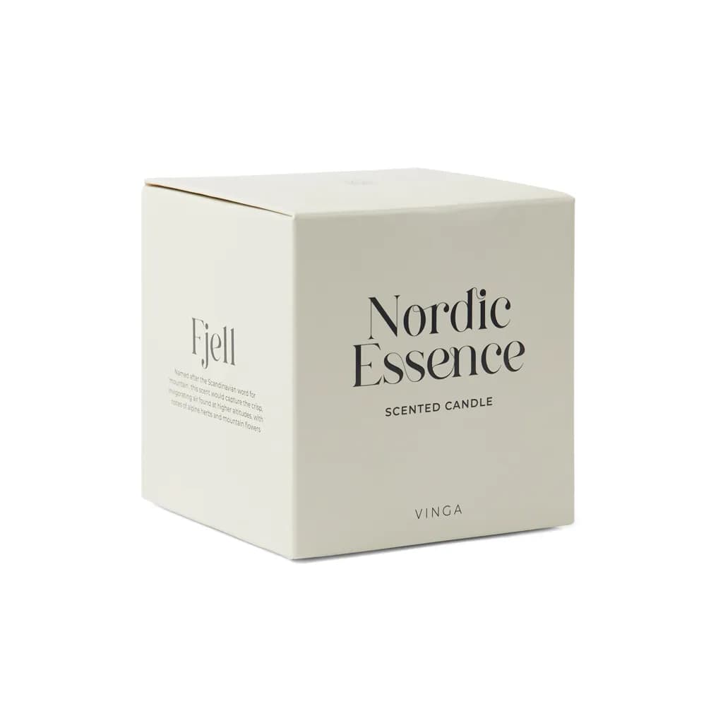 Nordic Essence Duftkerze groß - off white