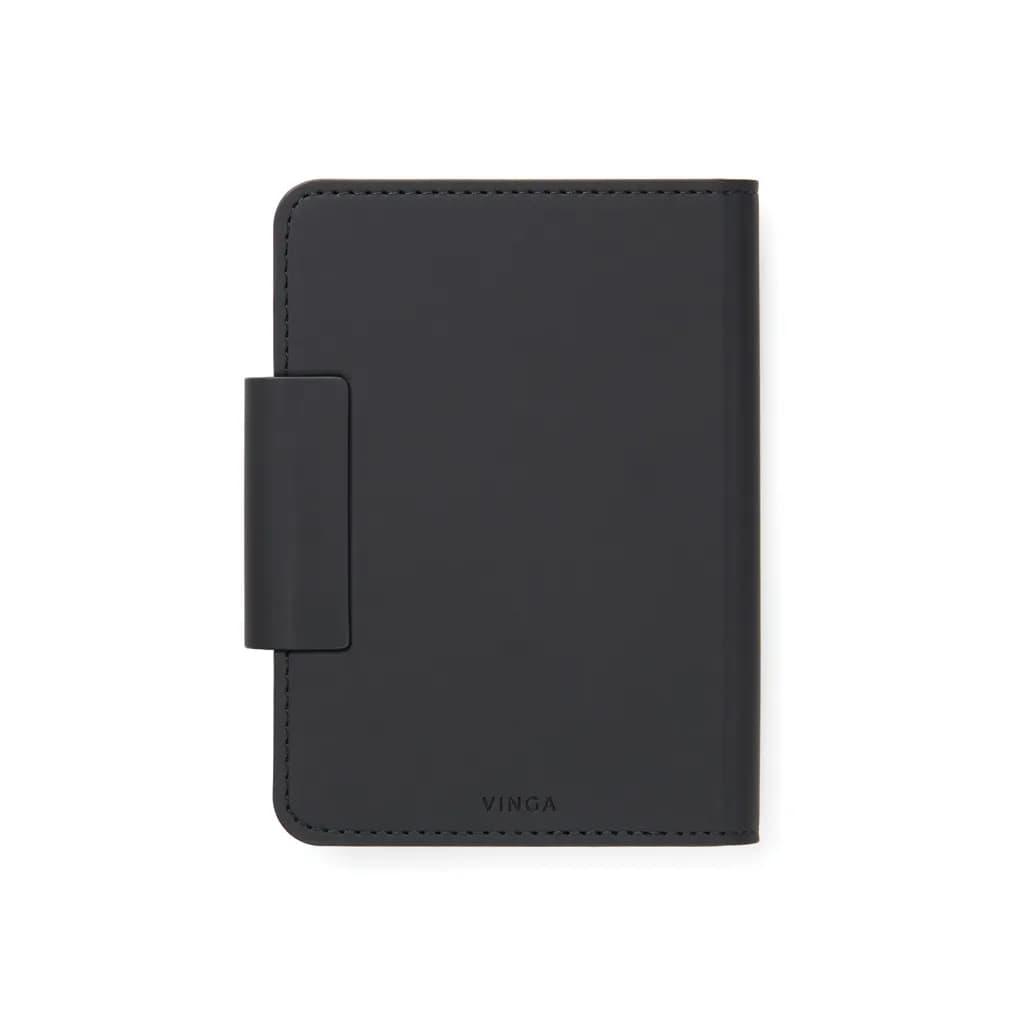 VINGA Baltimore RCS Passport Cover mit Dual-Finder - schwarz