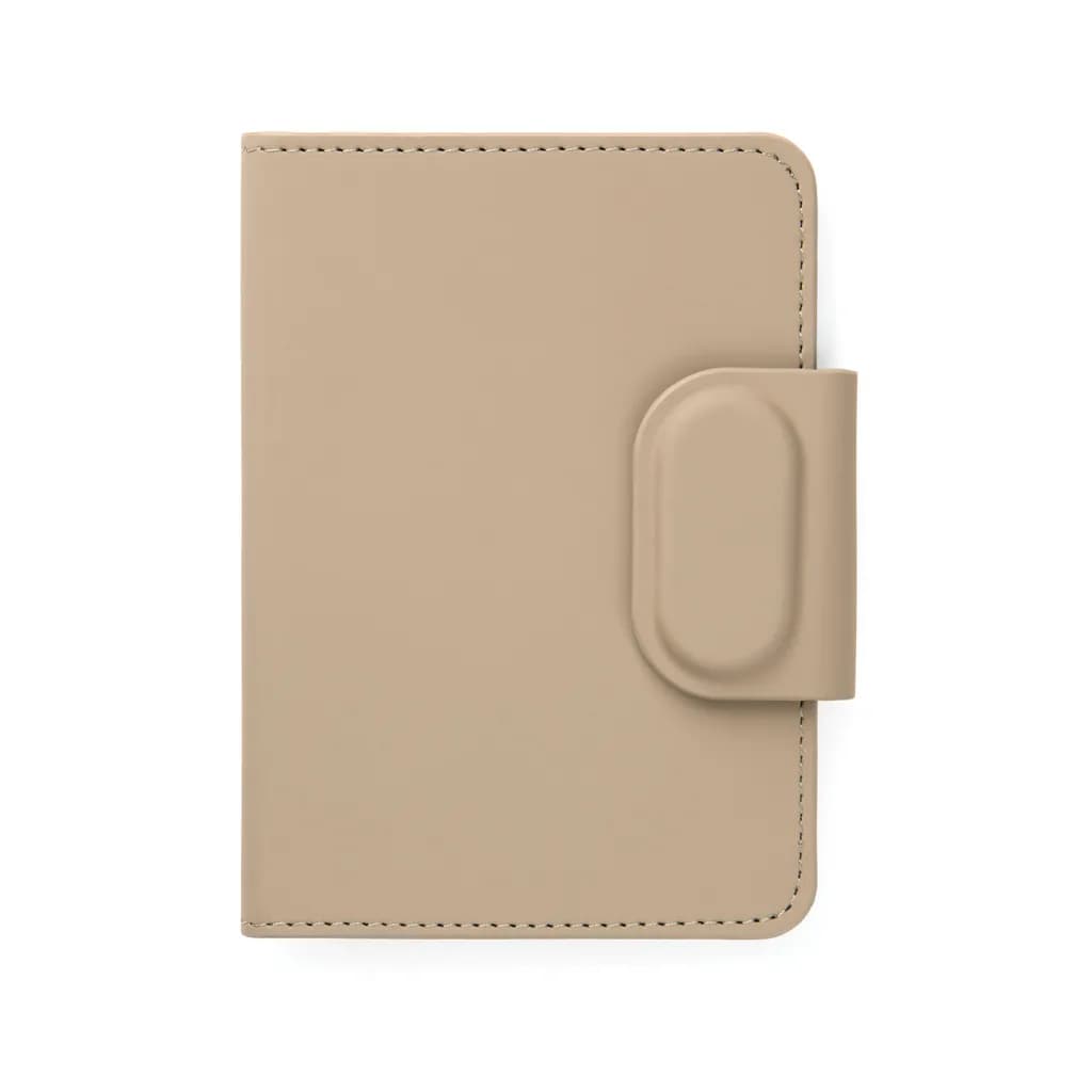 VINGA Baltimore RCS Passport Cover mit Dual-Finder - greige