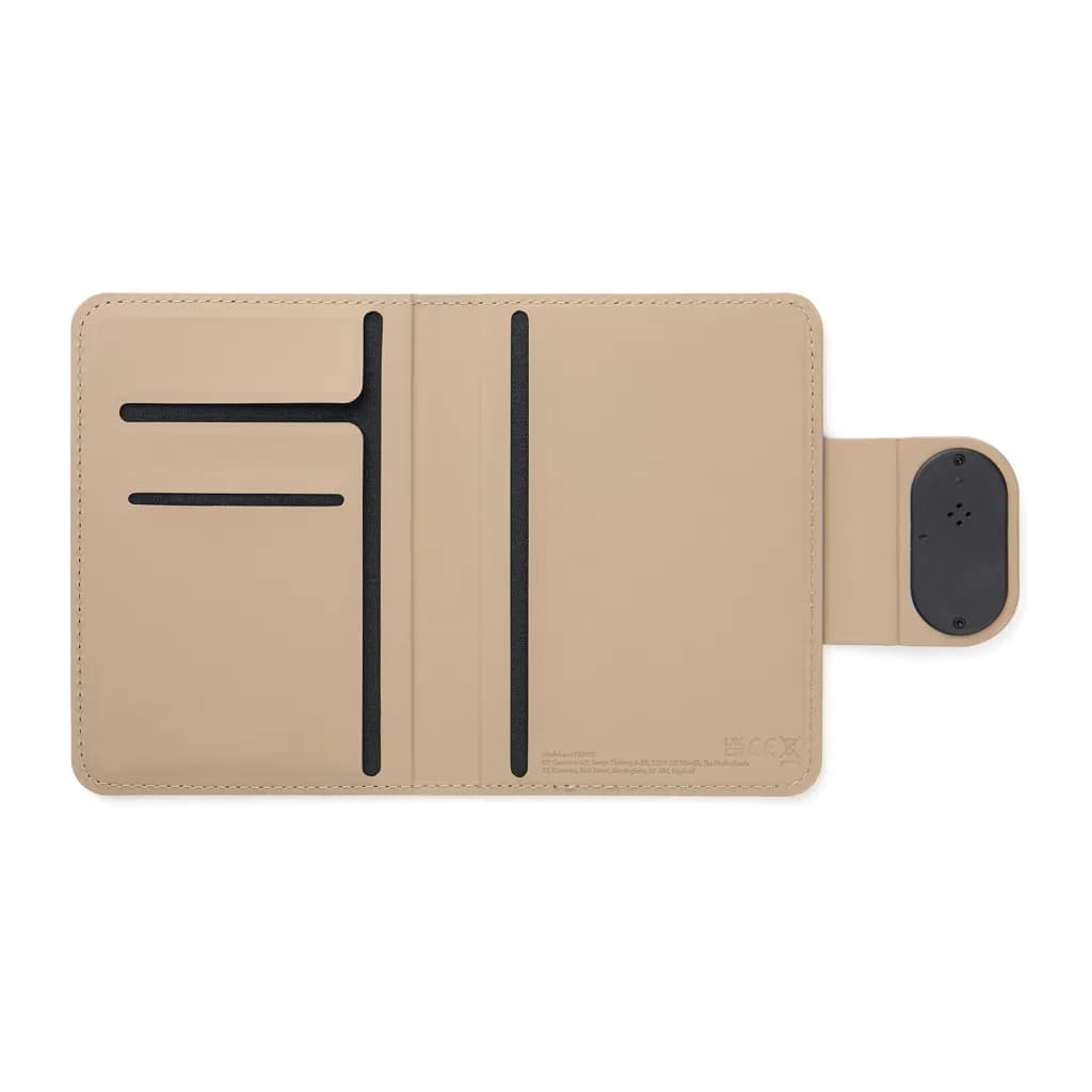 VINGA Baltimore RCS Passport Cover mit Dual-Finder - greige
