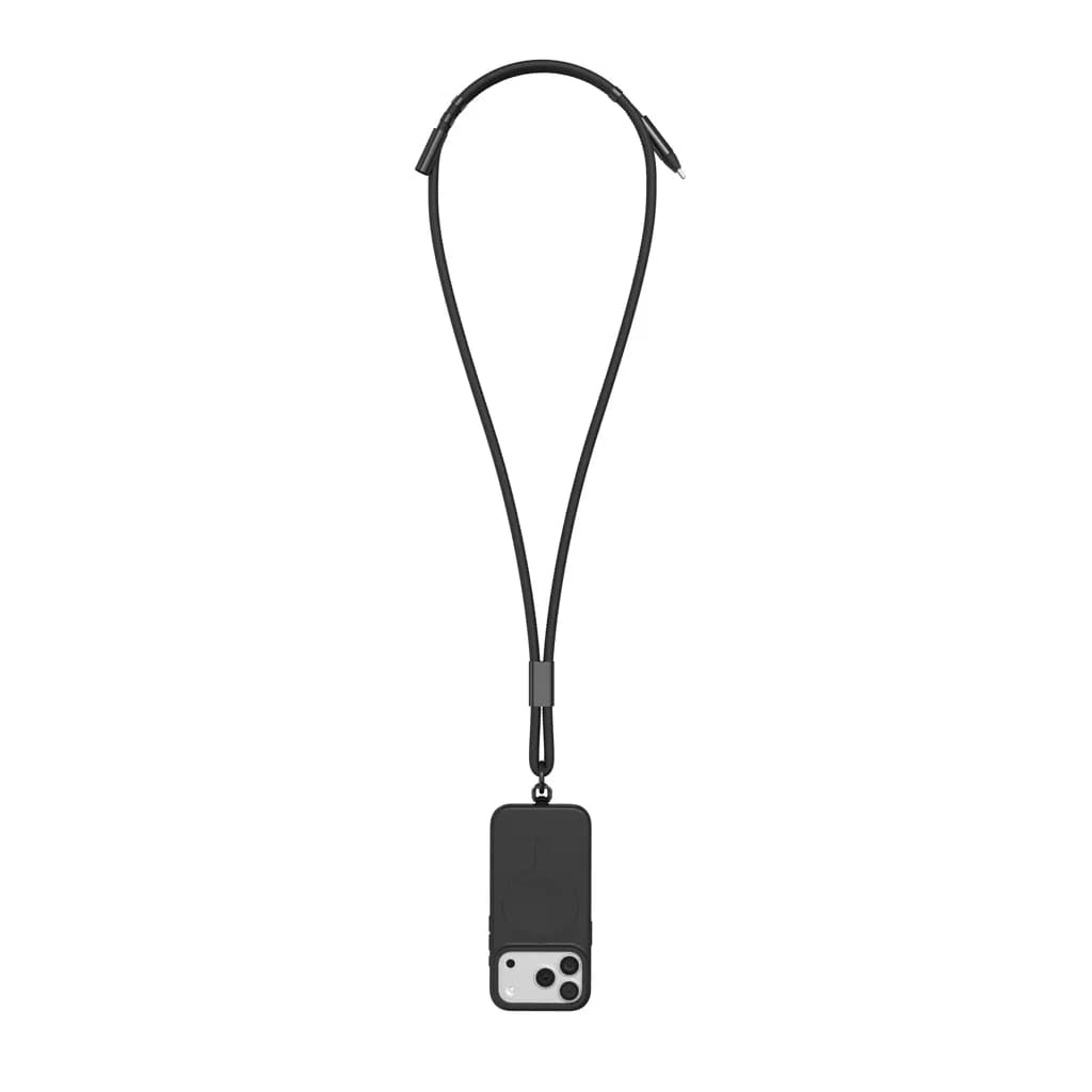 VINGA Baltimore RCS Ladekabel/Lanyard - schwarz