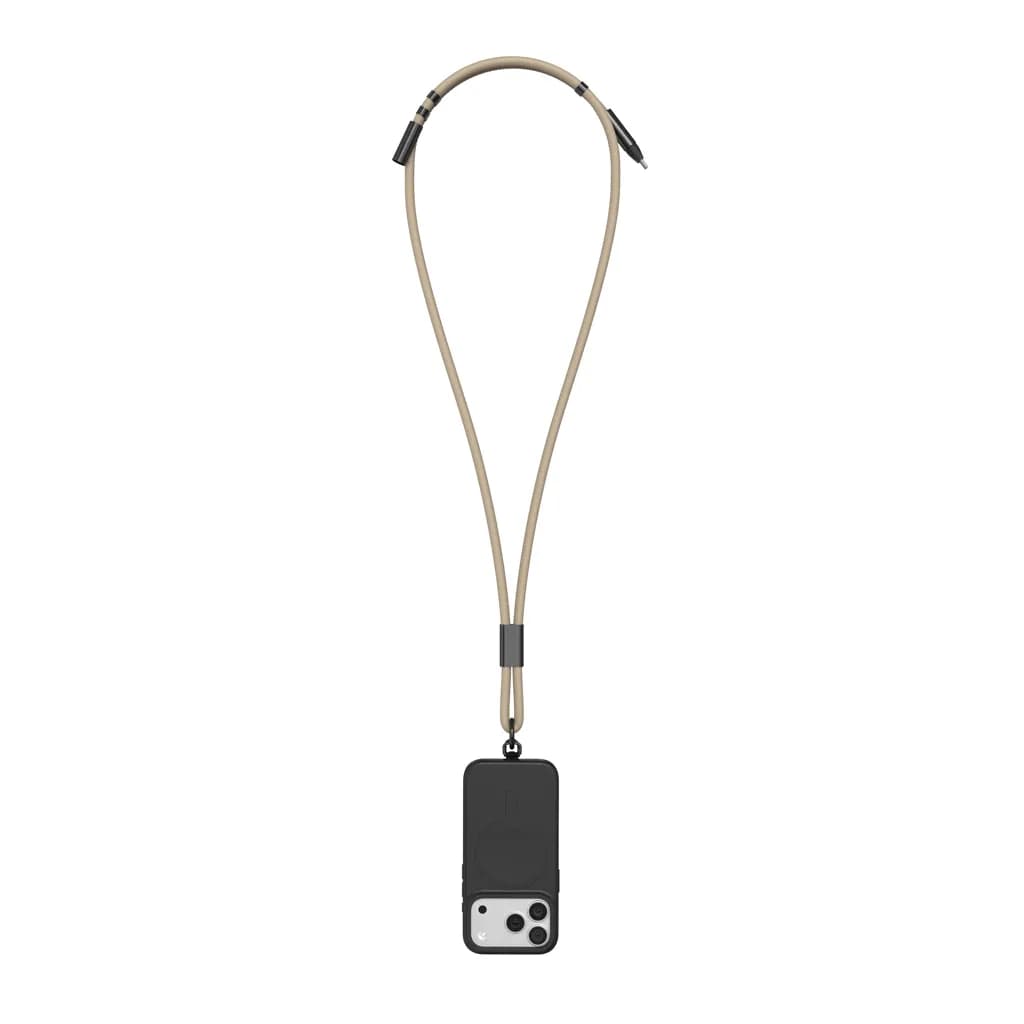 VINGA Baltimore RCS Ladekabel/Lanyard - greige