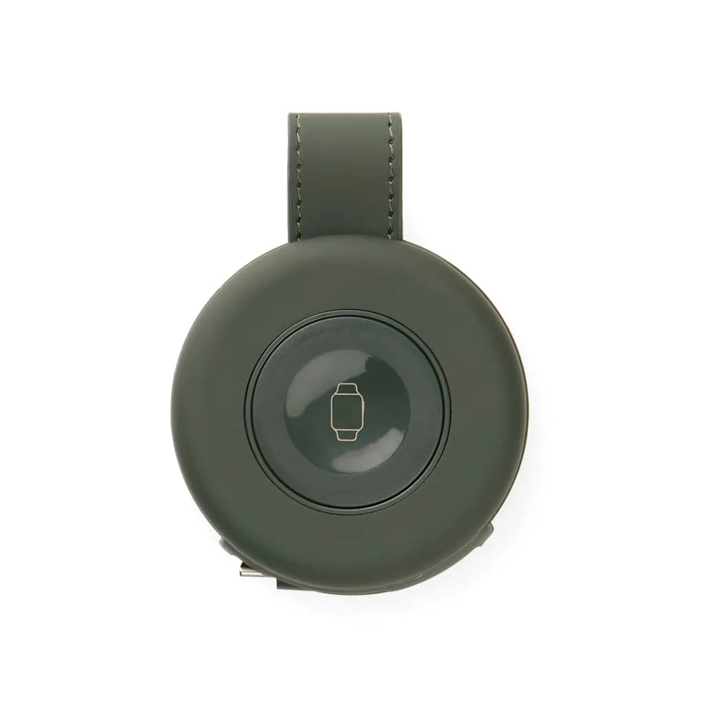 VINGA Baltimore 2-in-1 kabelloser 15W RCS Travel Charger - grün