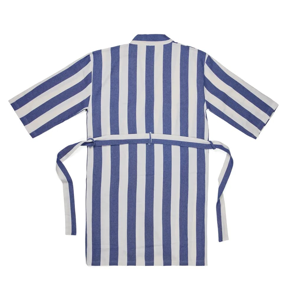 VINGA Ornos GRS Hamam-Bademantel L/XL - blau