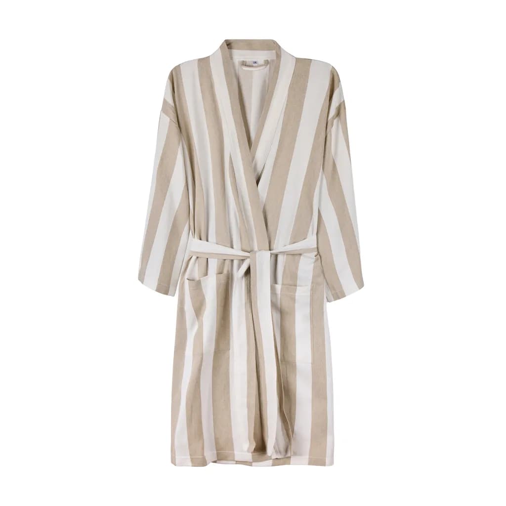 VINGA Ornos GRS Hamam-Bademantel L/XL - beige
