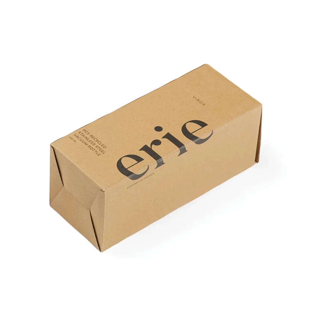 VINGA Erie 450ml Vakuumflasche aus RCS recyceltem Stahl - weiß