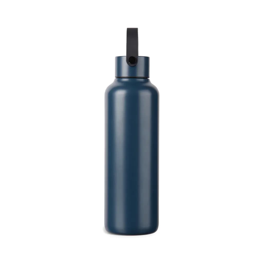 VINGA Baltimore RCS recyc. Edelstahlflasche 600ml - navy blau