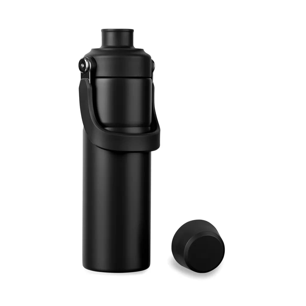 VINGA Baltimore Trek RCS recycelte SS Flasche 600ml - schwarz