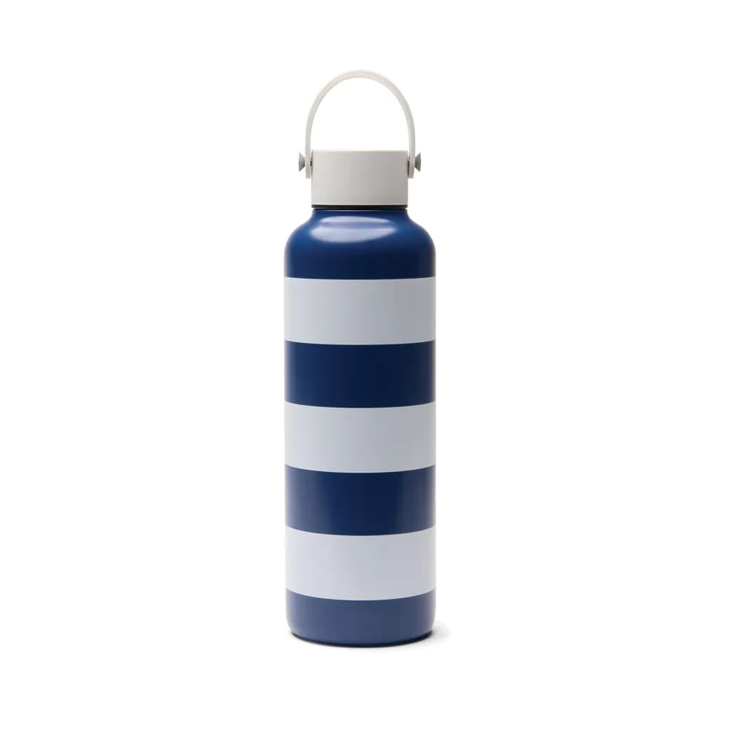 VINGA Lagoa Flasche aus RCS Stainless-Steel, 600ml - navy blau