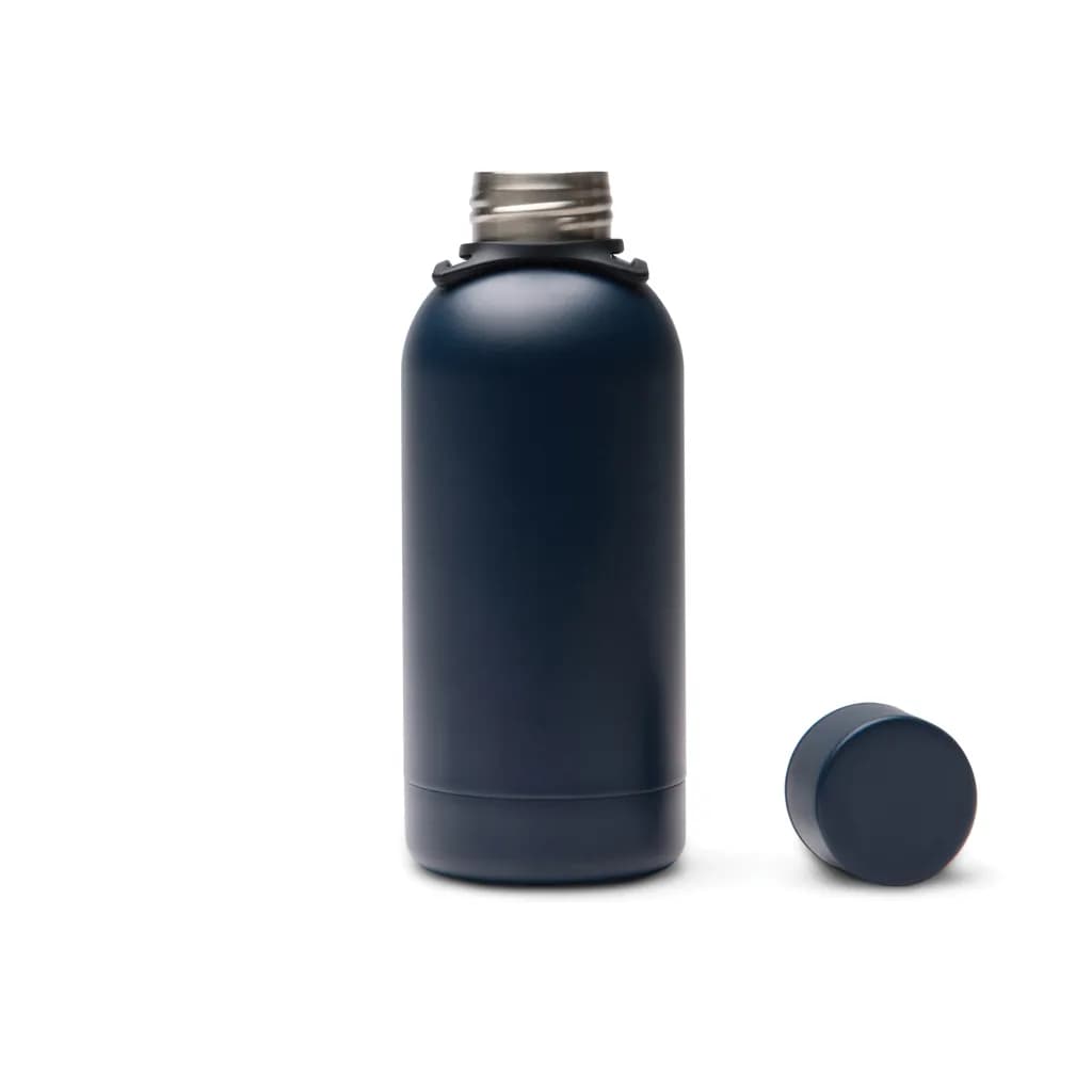 VINGA Parks Flasche aus RCS rec. Stainless-Steel, 400ml - navy blau