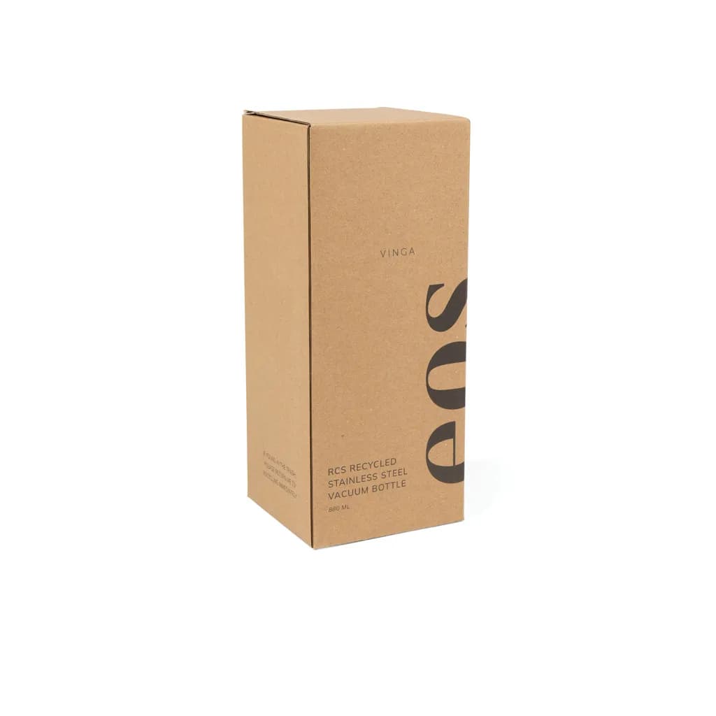 VINGA Eos Trek 880ml Flasche aus RCS rec. Stainless-Steel - grau