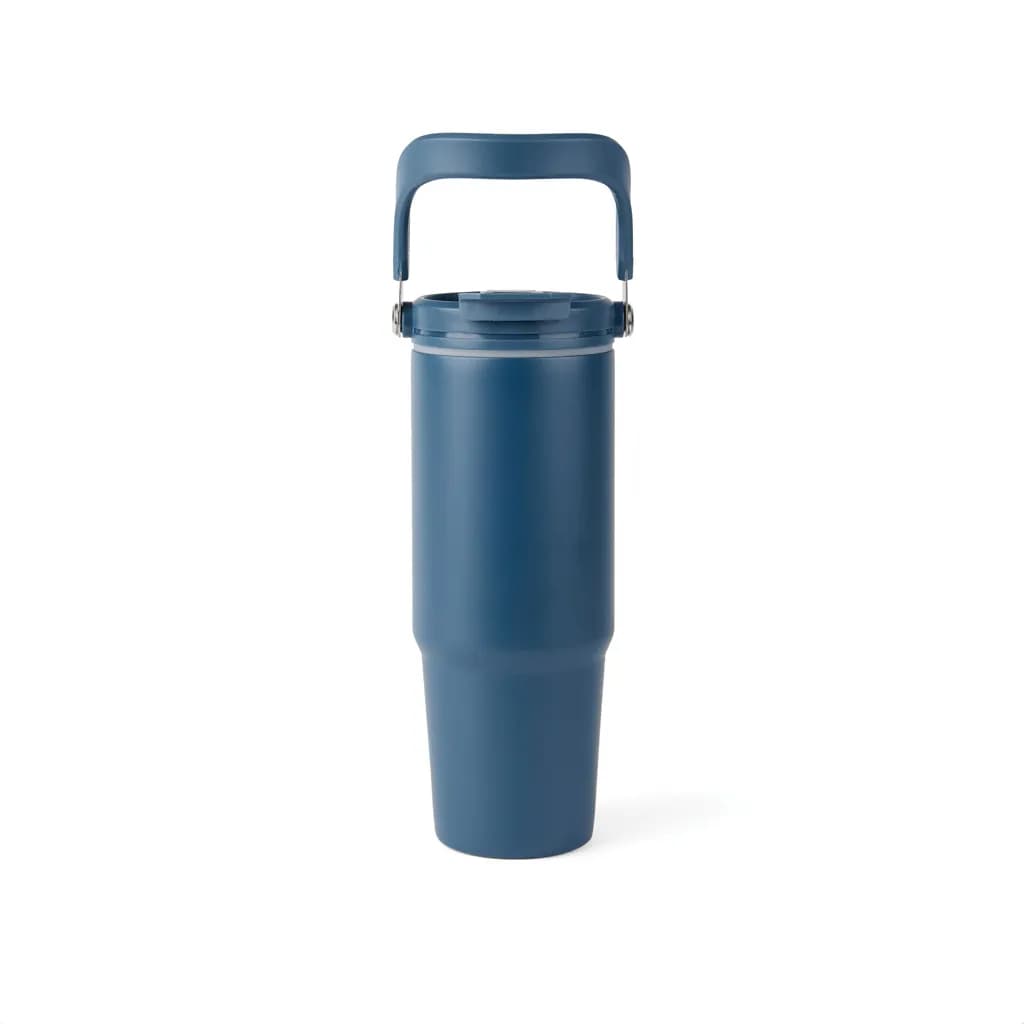 VINGA Eos Trek 880ml Flasche aus RCS rec. Stainless-Steel - navy blau