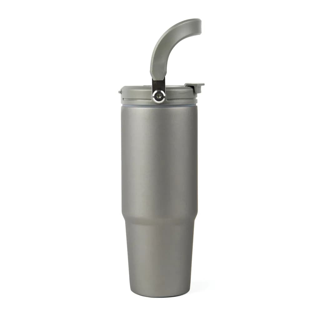 VINGA Eos Trek 880ml Flasche aus RCS rec. Stainless-Steel - grau