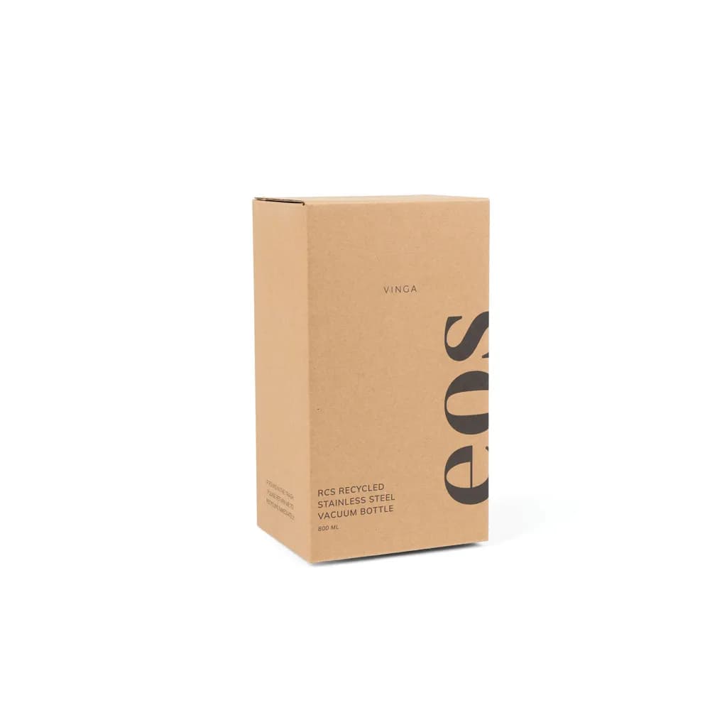 VINGA Eos Voyager 800ml Flasche aus RCS rec. Stainless-Steel - grau