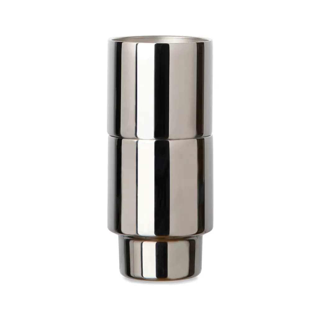 VINGA Nagano RCS recycelte Edelstahlbecher, 2er-Set - reflektierend