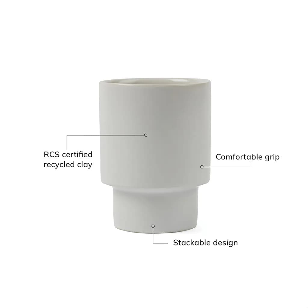 VINGA Nagano RCS Becher - off white